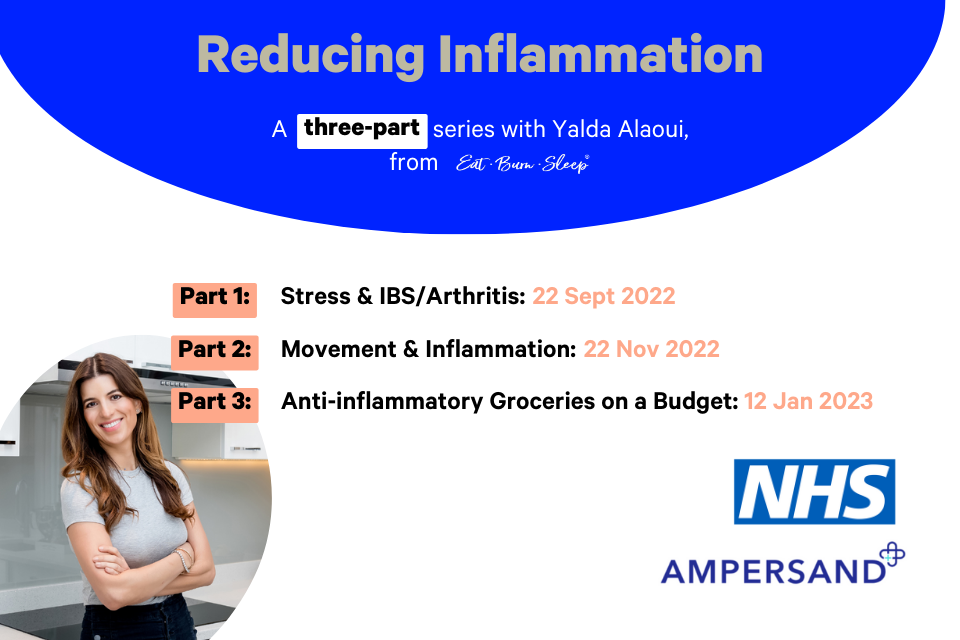 Reducing inflammation with Yalda Alaoui poster