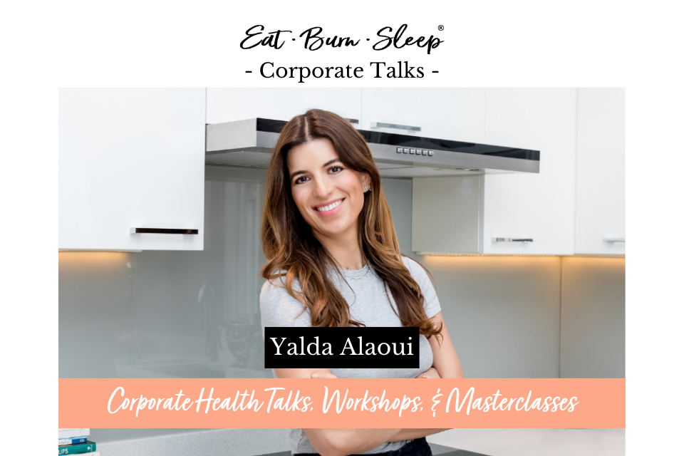 Yalda Alaoui Poster Corporate Health Talks
