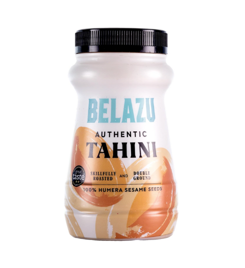 bottle of tahini