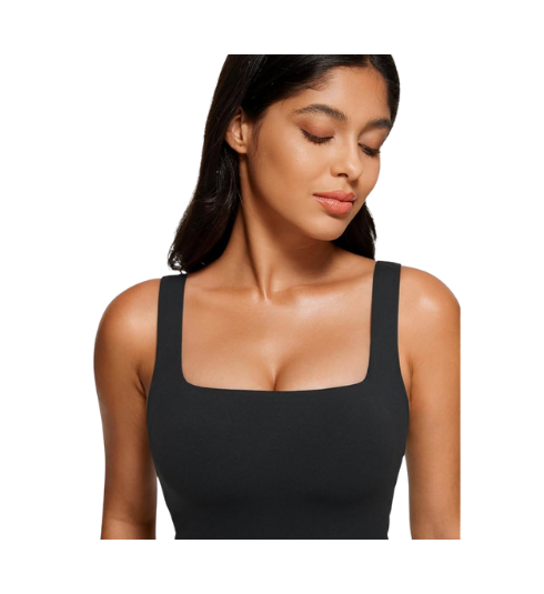 white sports bra/crop top